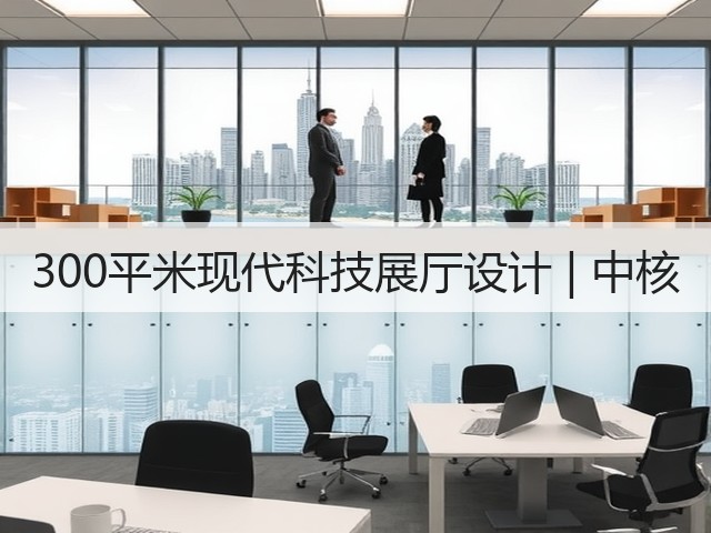300平米现代科技展厅设计 | 中核(图1) 300平米现代科技展厅设计 | 中核(图1)