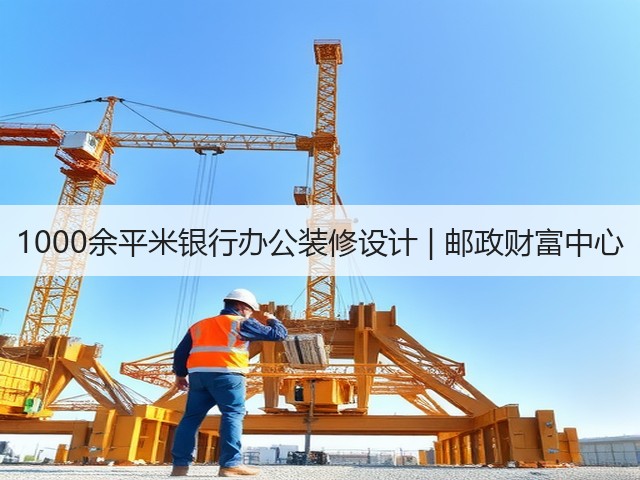1000余平米银行办公装修设计 | 邮政财富中心(图1)