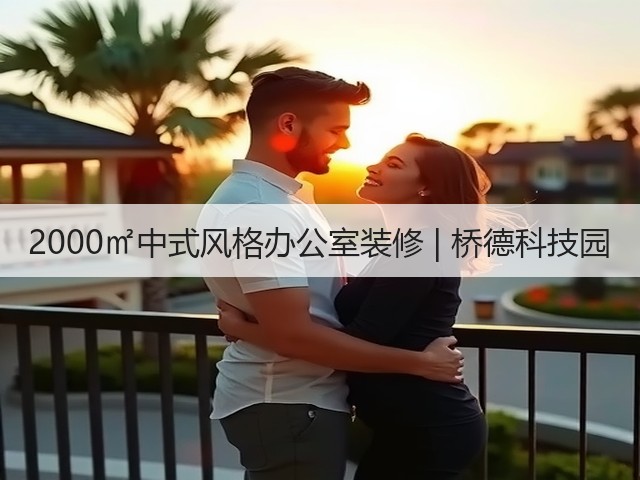 2000㎡中式风格办公室装修 | 桥德科技园(图3)