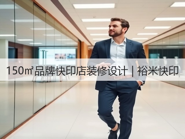 150㎡品牌快印店装修设计 | 裕米快印(图2) 150㎡品牌快印店装修设计 | 裕米快印(图2)