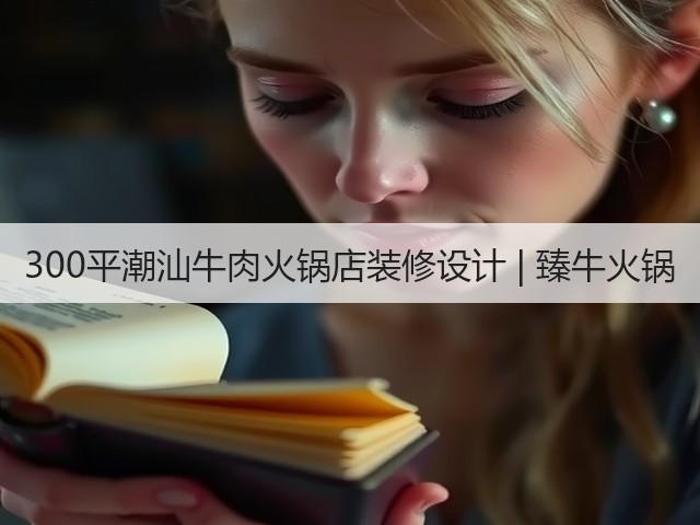 300平潮汕牛肉火锅店装修设计 | 臻牛火锅(图1)