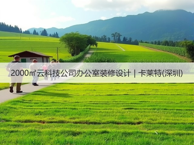 2000㎡云科技公司办公室装修设计 | 卡莱特(深圳)(图2)
