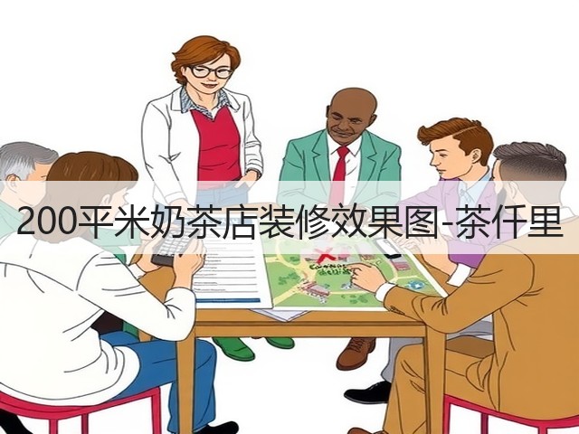 200平米奶茶店装修效果图-茶仟里(图1) 200平米奶茶店装修效果图-茶仟里(图1)