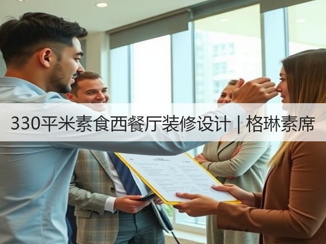 330平米素食西餐厅装修设计 | 格琳素席(图1) 330平米素食西餐厅装修设计 | 格琳素席(图1)