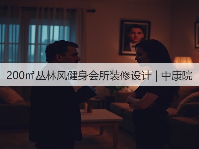 200㎡丛林风健身会所装修设计 | 中康院(图2)