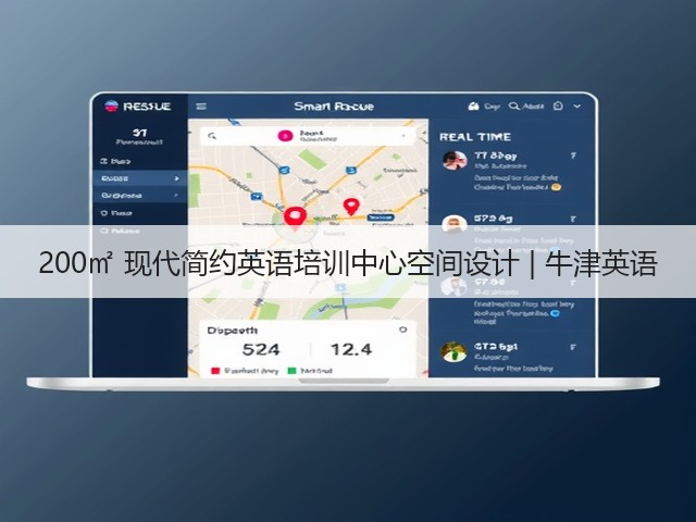 200㎡ 现代简约英语培训中心空间设计 | 牛津英语(图1) 200㎡ 现代简约英语培训中心空间设计 | 牛津英语(图1)