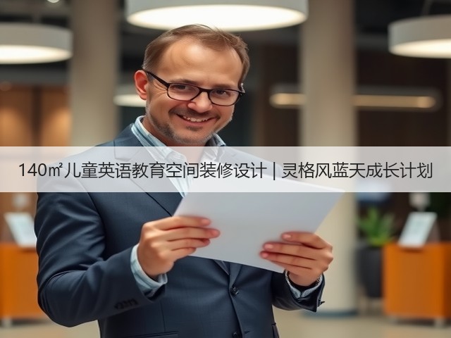 140㎡儿童英语教育空间装修设计 | 灵格风蓝天成长计划(图2) 140㎡儿童英语教育空间装修设计 | 灵格风蓝天成长计划(图2)