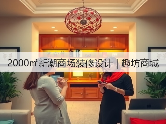 2000㎡新潮商场装修设计 | 趣坊商城(图3)