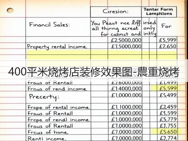 400平米烧烤店装修效果图-農重烧烤(图3) 400平米烧烤店装修效果图-農重烧烤(图3)