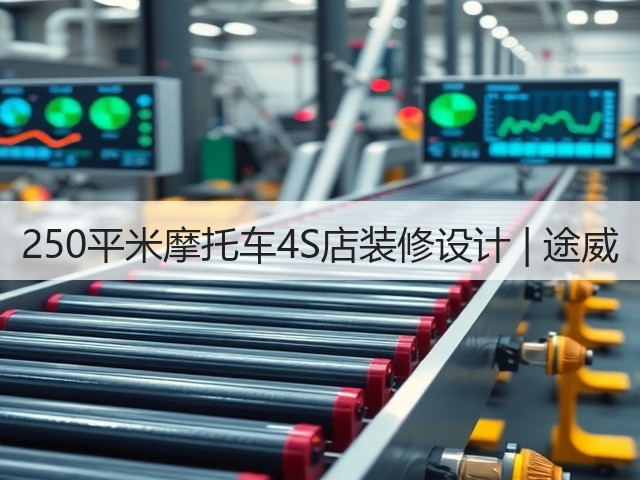 250平米摩托车4S店装修设计 | 途威(图1)