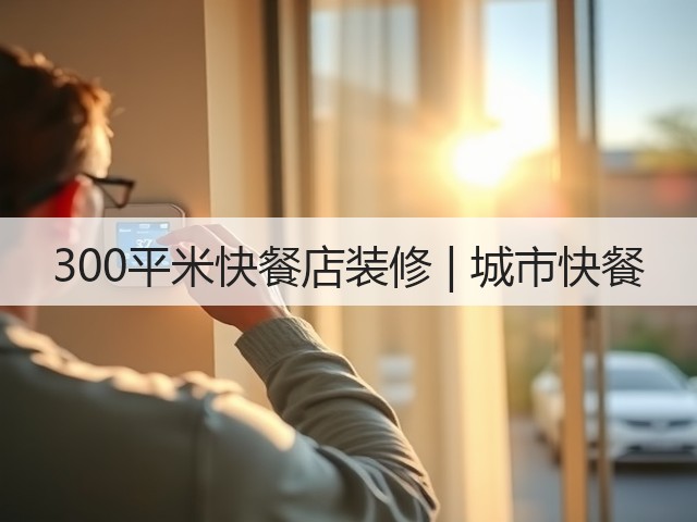 300平米快餐店装修 | 城市快餐(图3) 300平米快餐店装修 | 城市快餐(图3)