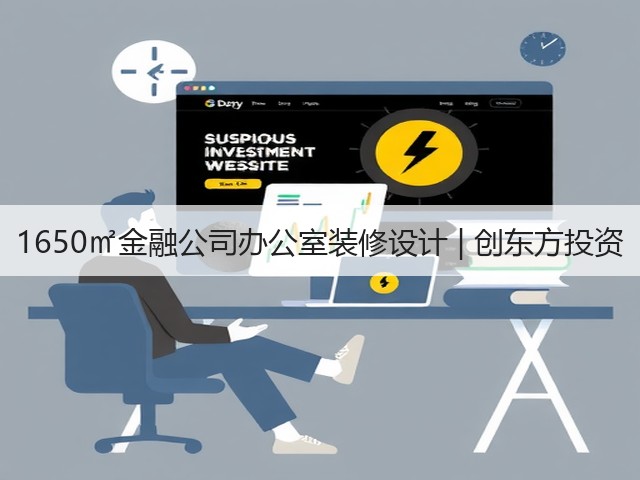 1650㎡金融公司办公室装修设计 | 创东方投资(图1)